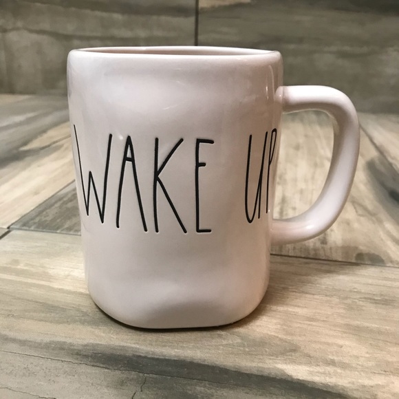 Rae Dunn WAKE UP Mug - Picture 1 of 3